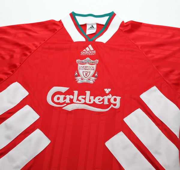 当時物 84-85 リバプール Liverpool（Ｈ） M2222m 1993/952 LIVERPOOL Vintage adidas Equipment Home Football Shirt 44