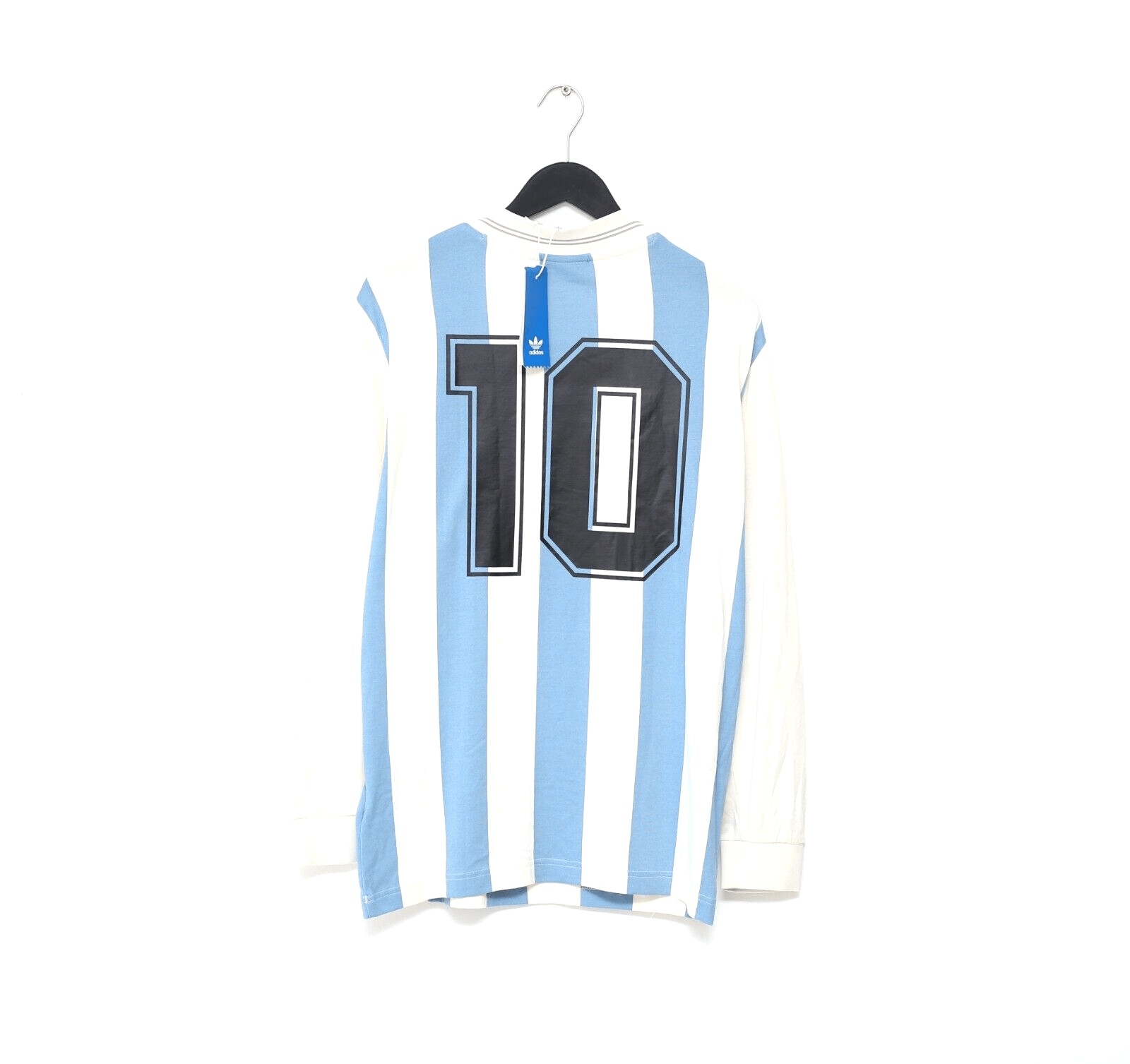 1993 MARADONA #10 Argentina adidas Originals L/S Home Football Shirt (M) BNWT