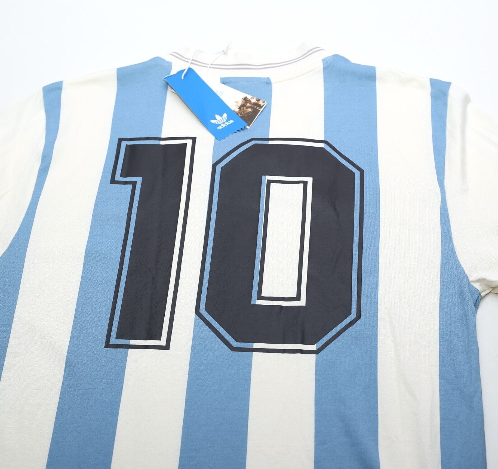 1993 MARADONA #10 Argentina adidas Originals L/S Home Football Shirt (M) BNWT