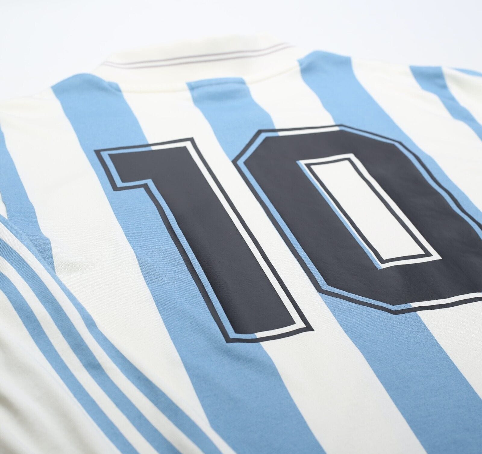 1993 MARADONA #10 Argentina adidas Originals L/S Home Football Shirt (M/L)