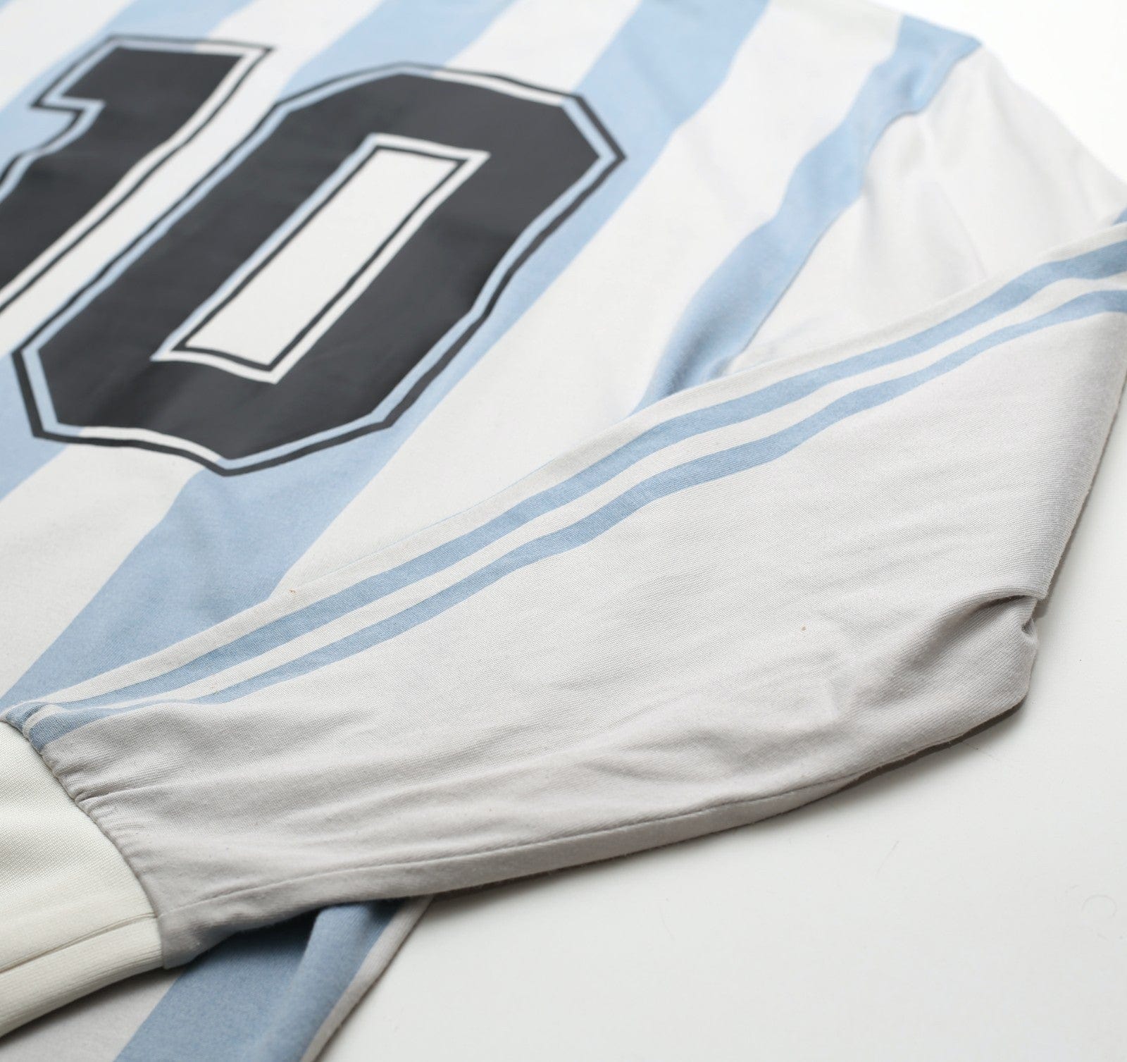 1993 MARADONA #10 Argentina adidas Originals LS Home Football Shirt (L)