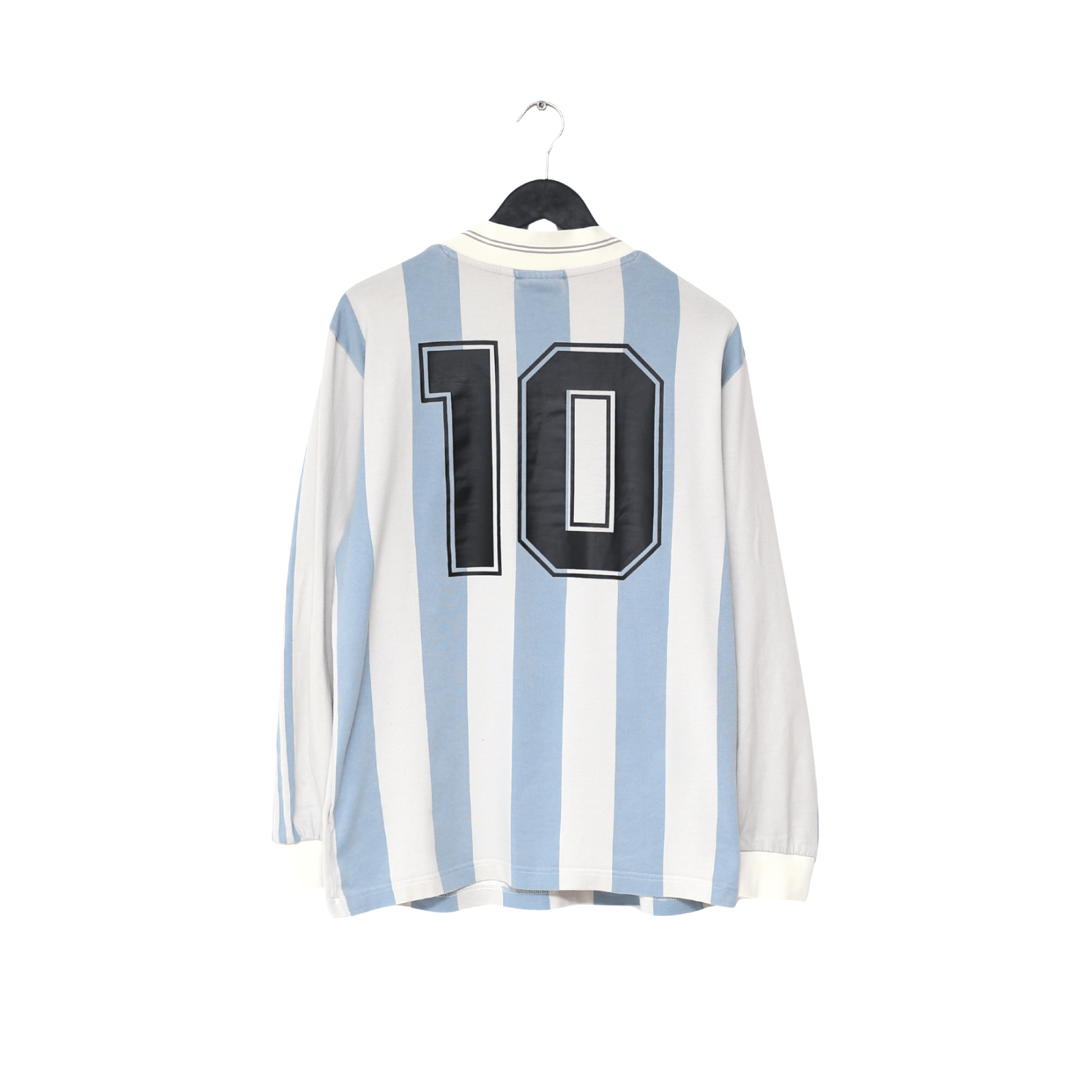 1993 MARADONA #10 Argentina adidas Originals LS Home Football Shirt (L)