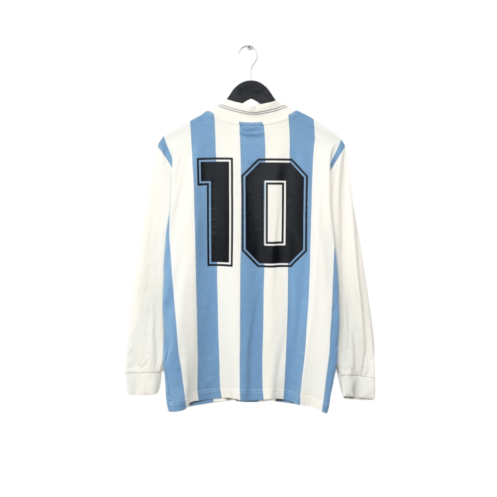 1993 MARADONA #10 Argentina adidas Originals LS Home Football Shirt (S)