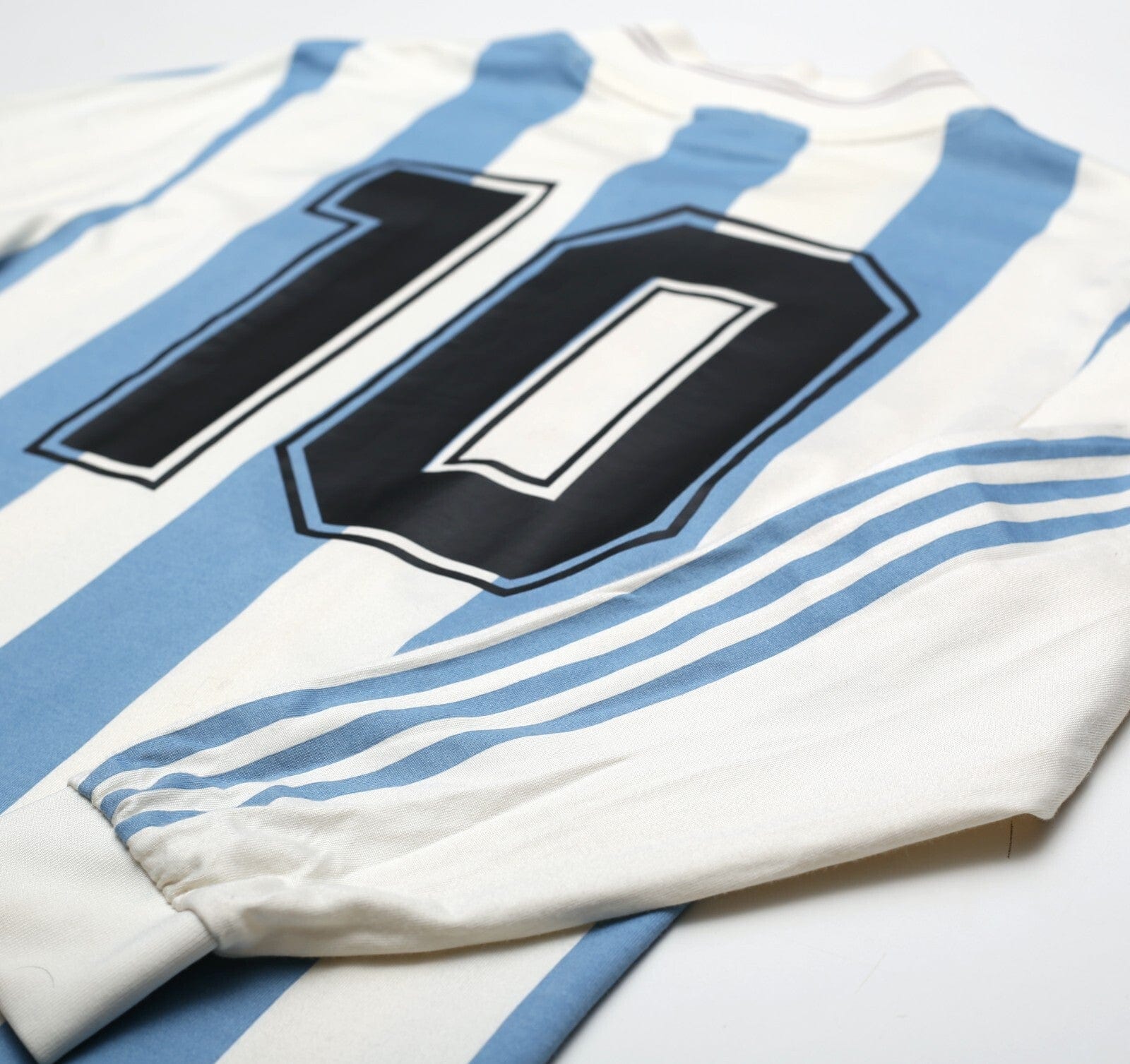 1993 MARADONA #10 Argentina adidas Originals LS Home Football Shirt (S)