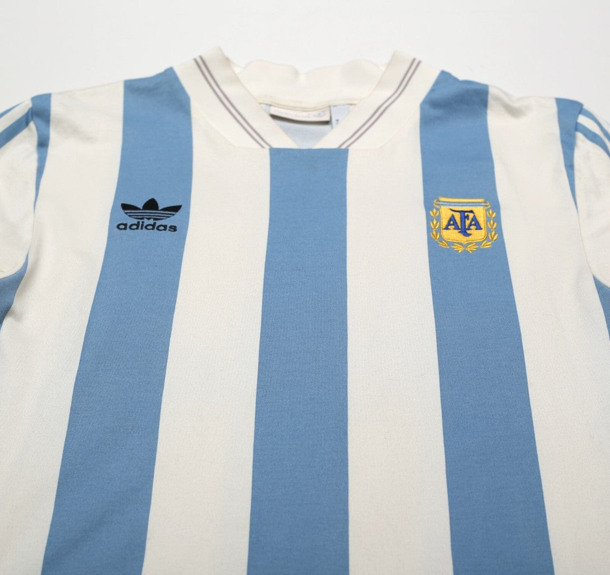 1993 MARADONA #10 Argentina adidas Originals LS Home Football Shirt (S)