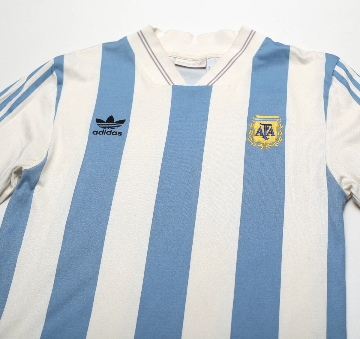 1993 MARADONA #10 Argentina adidas Originals LS Home Football Shirt (S)