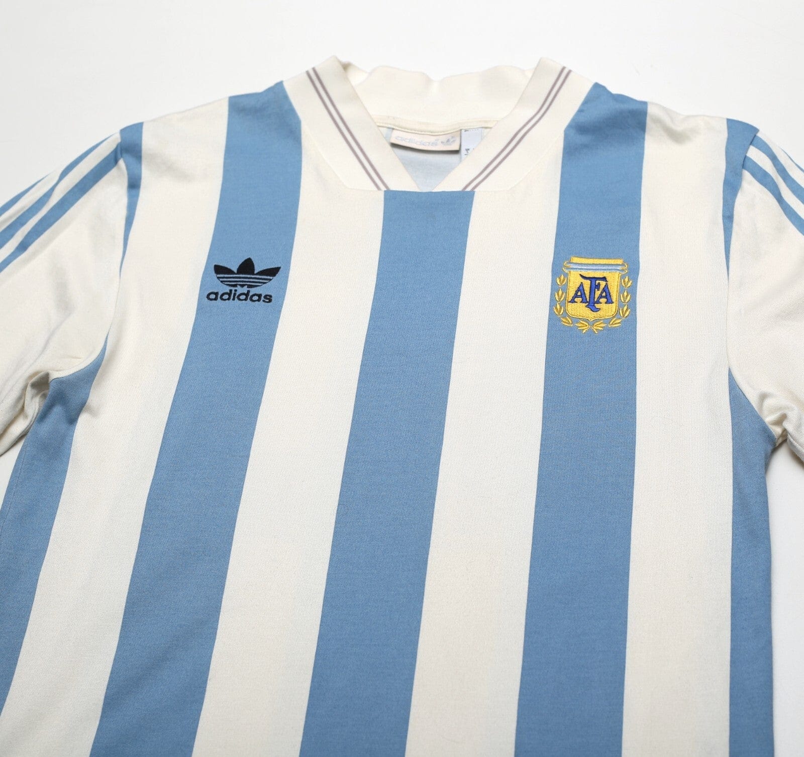 1993 MARADONA #10 Argentina adidas Originals LS Home Football Shirt (S)
