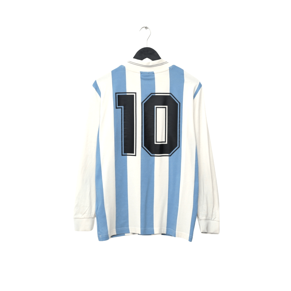 1993 MARADONA #10 Argentina adidas Originals LS Home Football Shirt (S)
