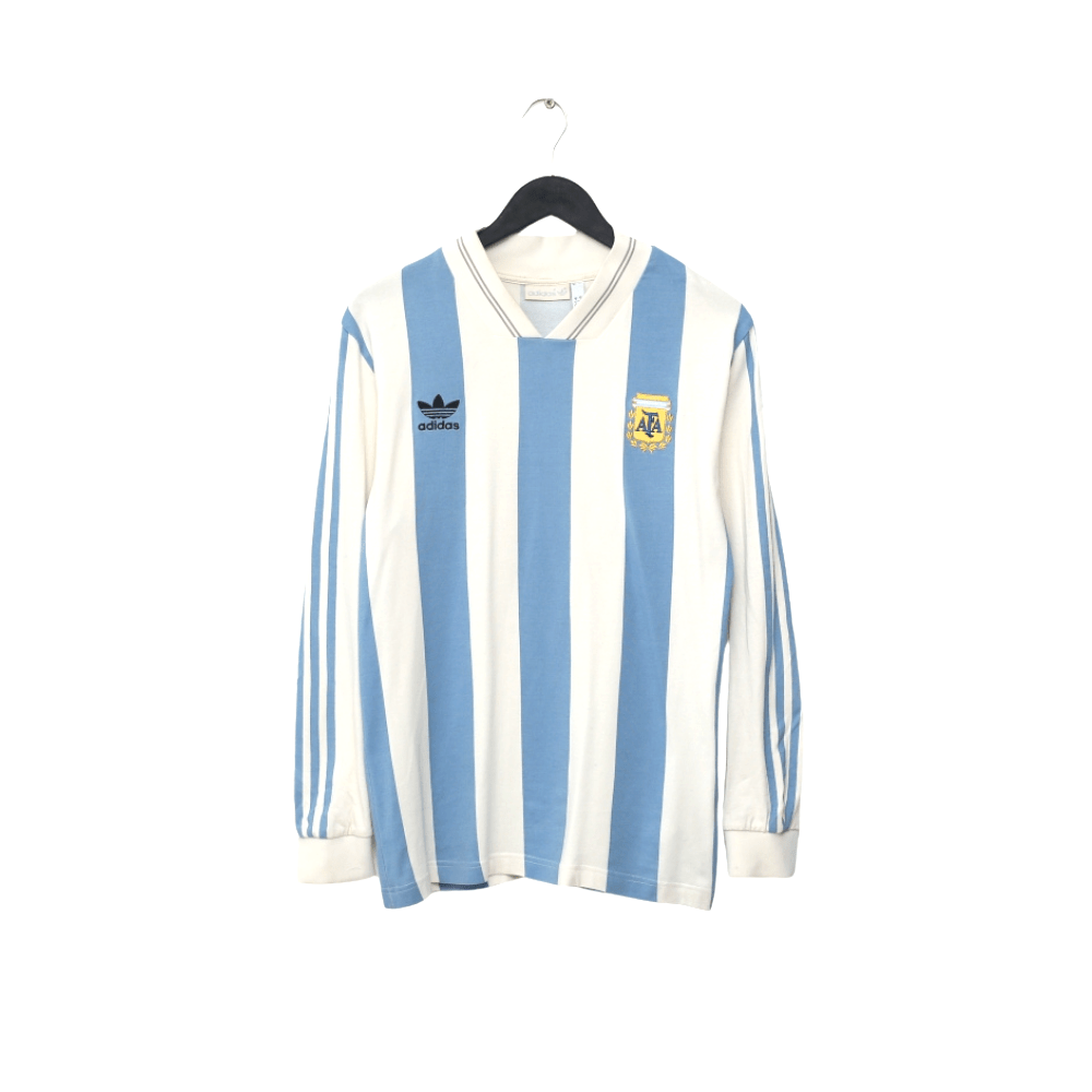 1993 MARADONA #10 Argentina adidas Originals LS Home Football Shirt (S)