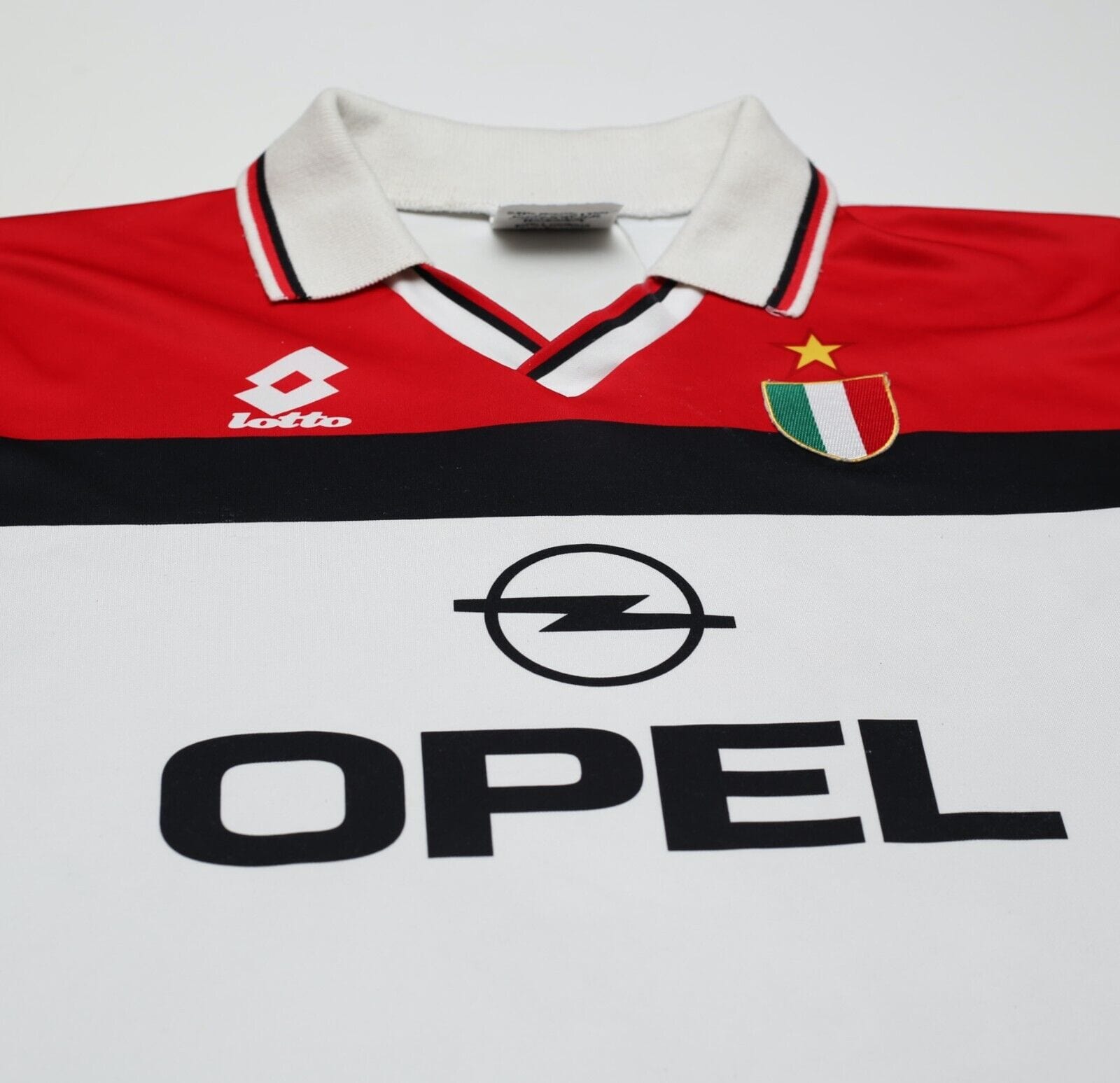 1994/95 AC MILAN Vintage Lotto Away Football Shirt Jersey (M