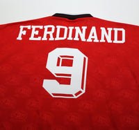 1994/95 FERDINAND #9 QPR Vintage Clubhouse Away Football Shirt (XL)