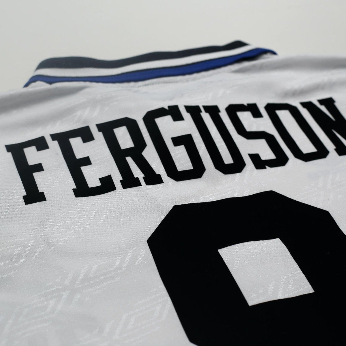 1994/95 Ferguson #9 Everton Vintage Umbro Away Football Shirt (L)