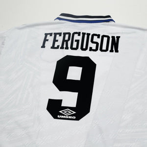 1994/95 Ferguson #9 Everton Vintage Umbro Away Football Shirt (L)