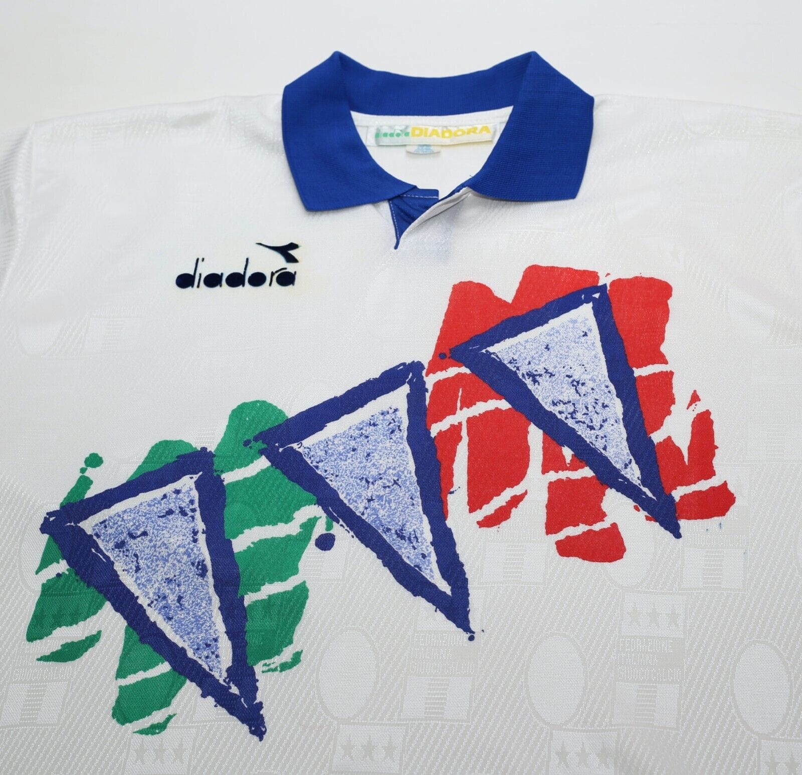 1994/95 ITALY Vintage Diadora Football Training Shirt Jersey (XL)