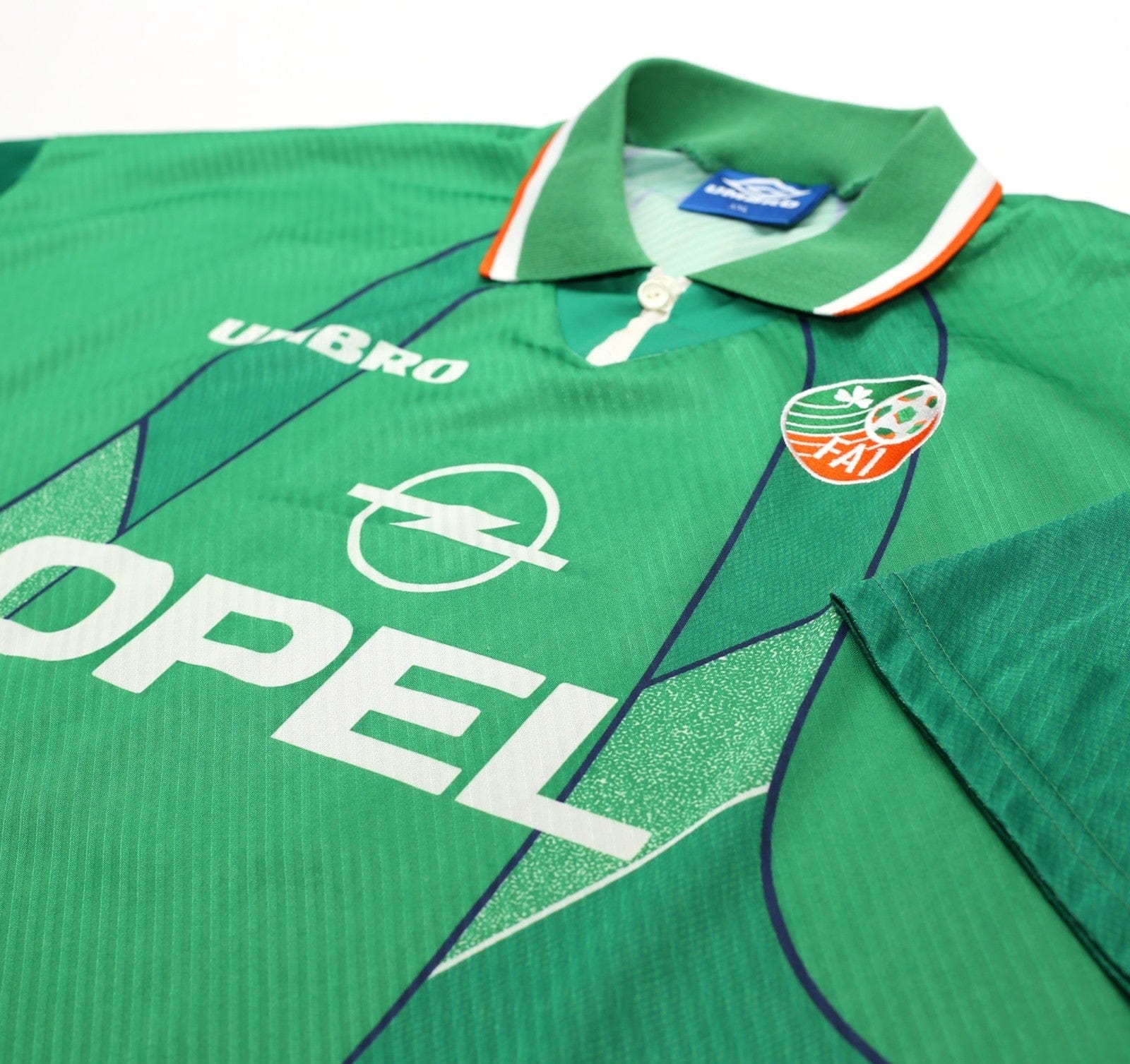 1994/95 KEANE #6 Ireland Vintage Umbro Home Football Shirt (XXL)