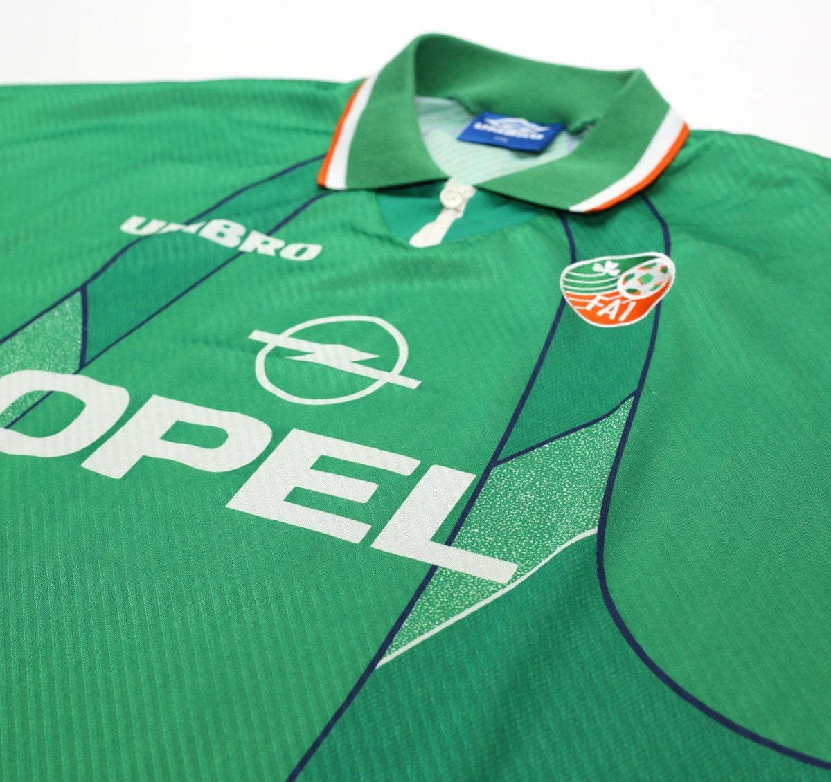 1994/95 KEANE #6 Ireland Vintage Umbro Home Football Shirt (XXL)