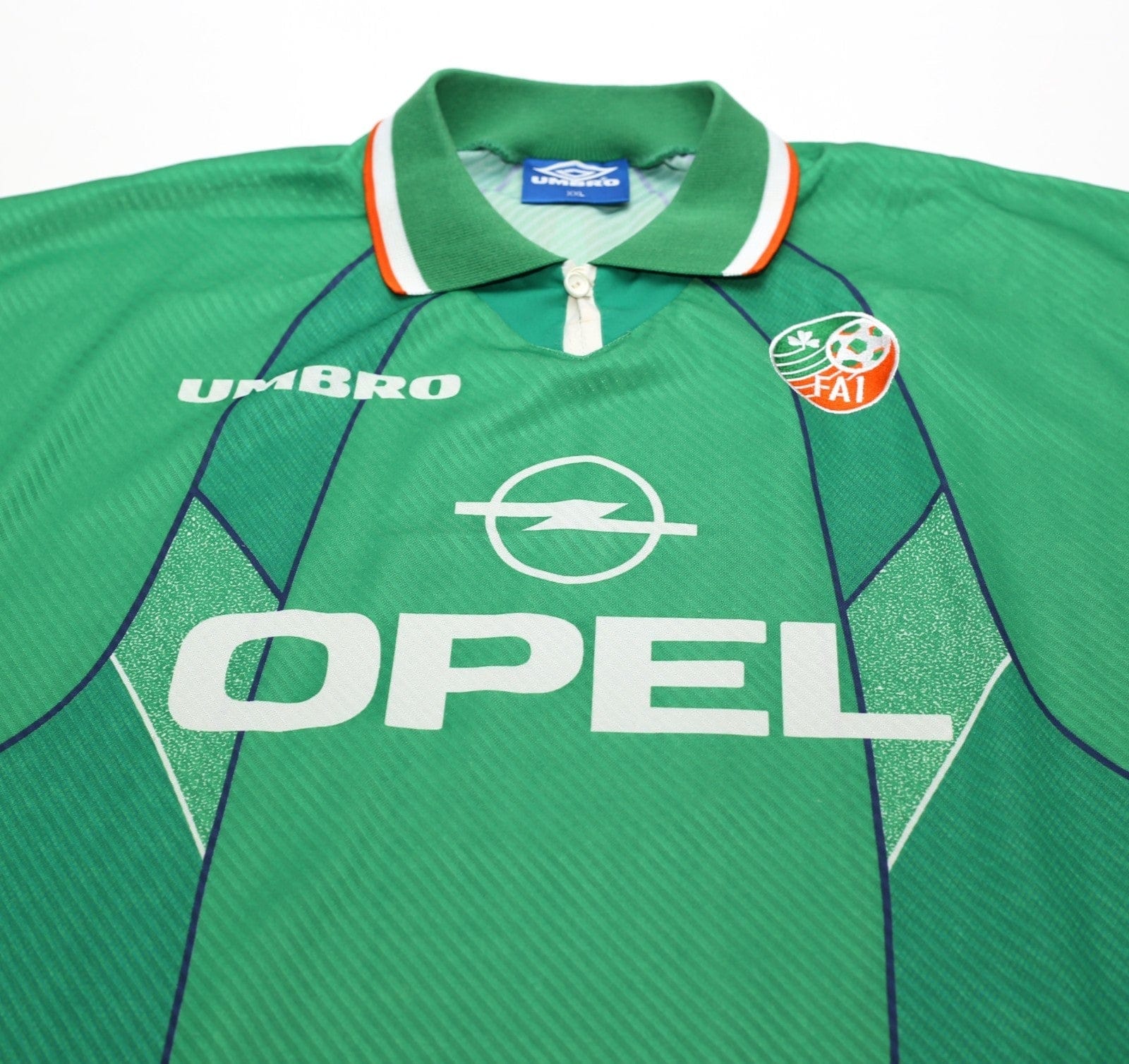 1994/95 KEANE #6 Ireland Vintage Umbro Home Football Shirt (XXL)