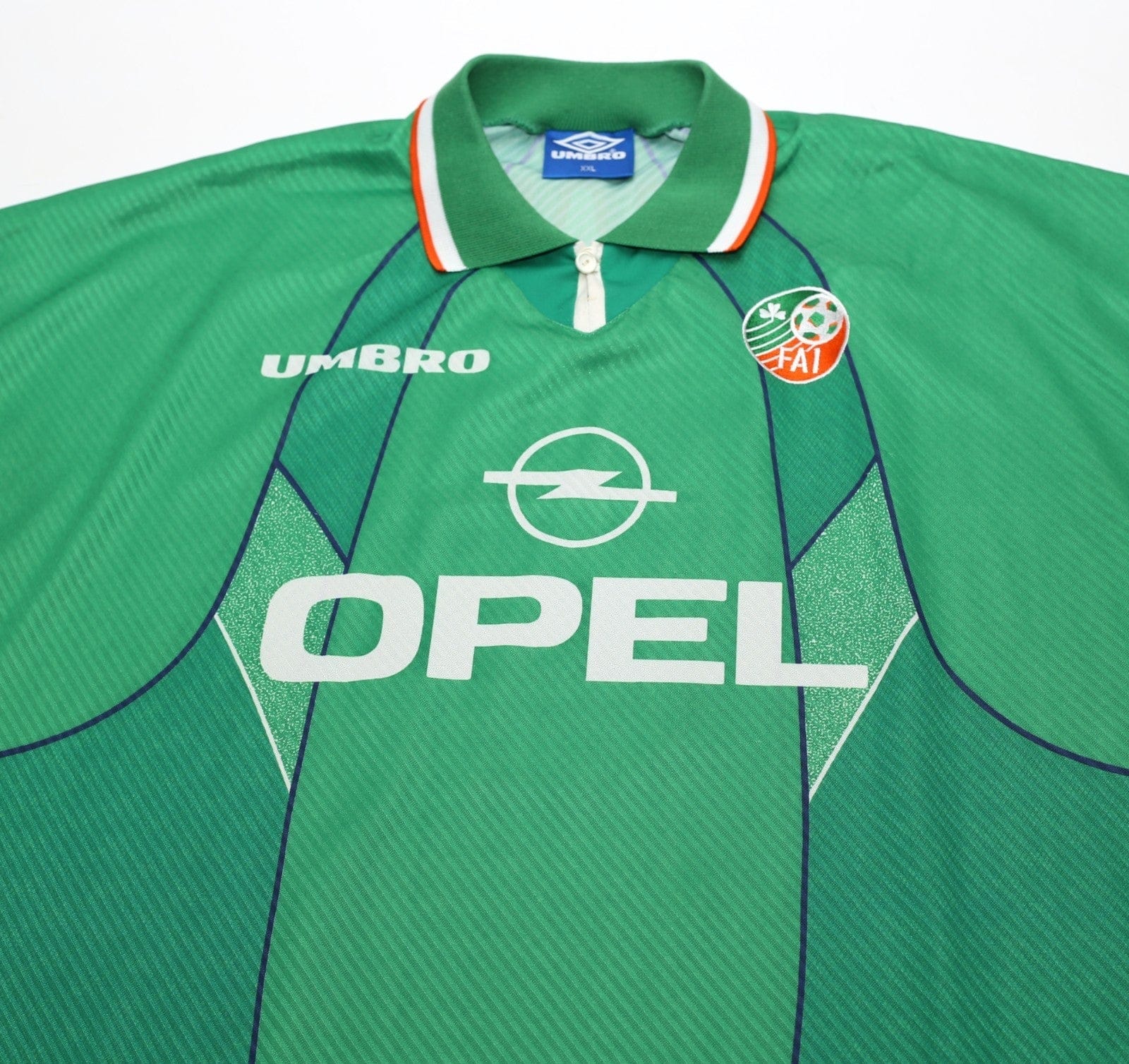 1994/95 KEANE #6 Ireland Vintage Umbro Home Football Shirt (XXL)