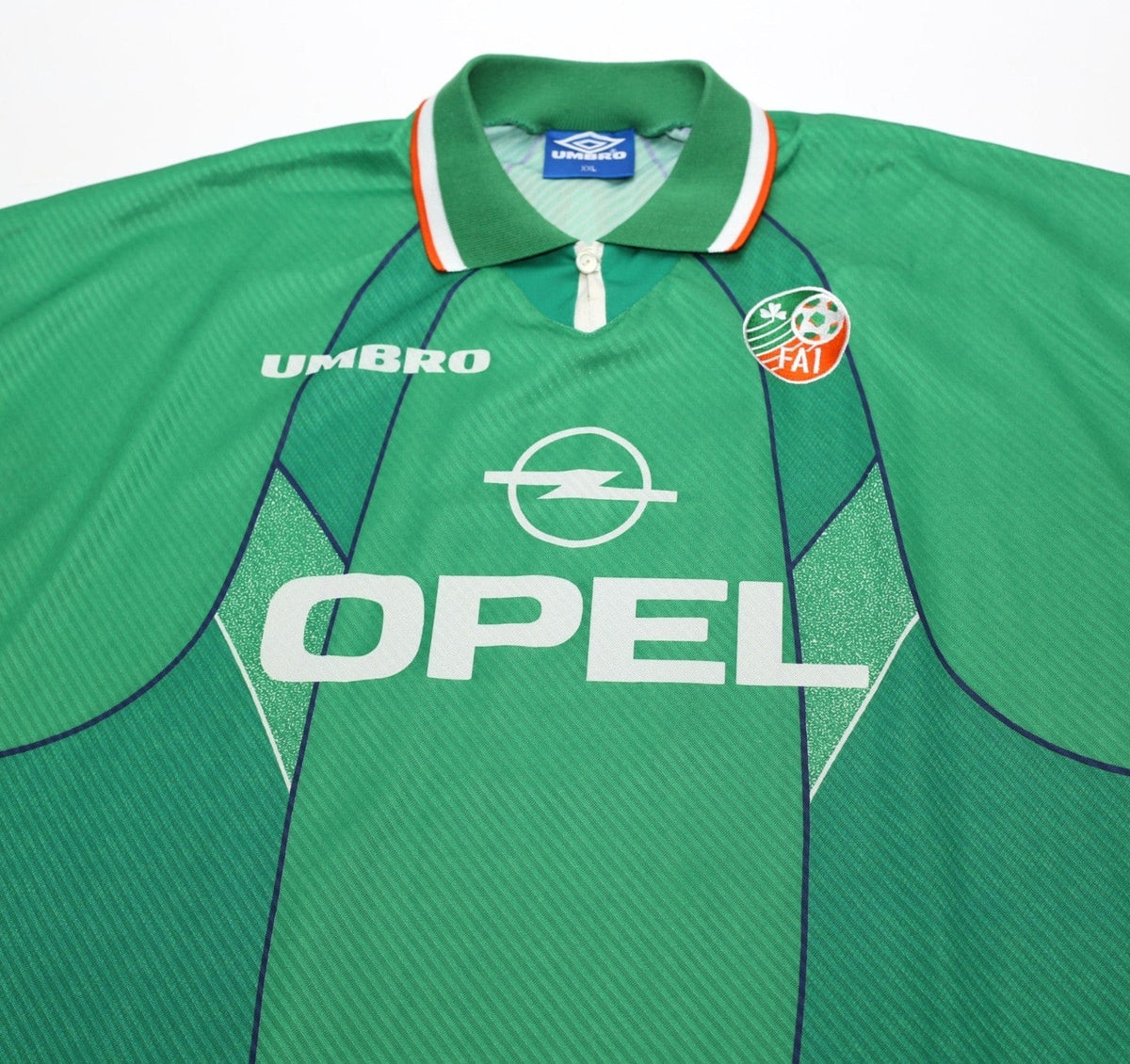 1994/95 KEANE #6 Ireland Vintage Umbro Home Football Shirt (XXL)