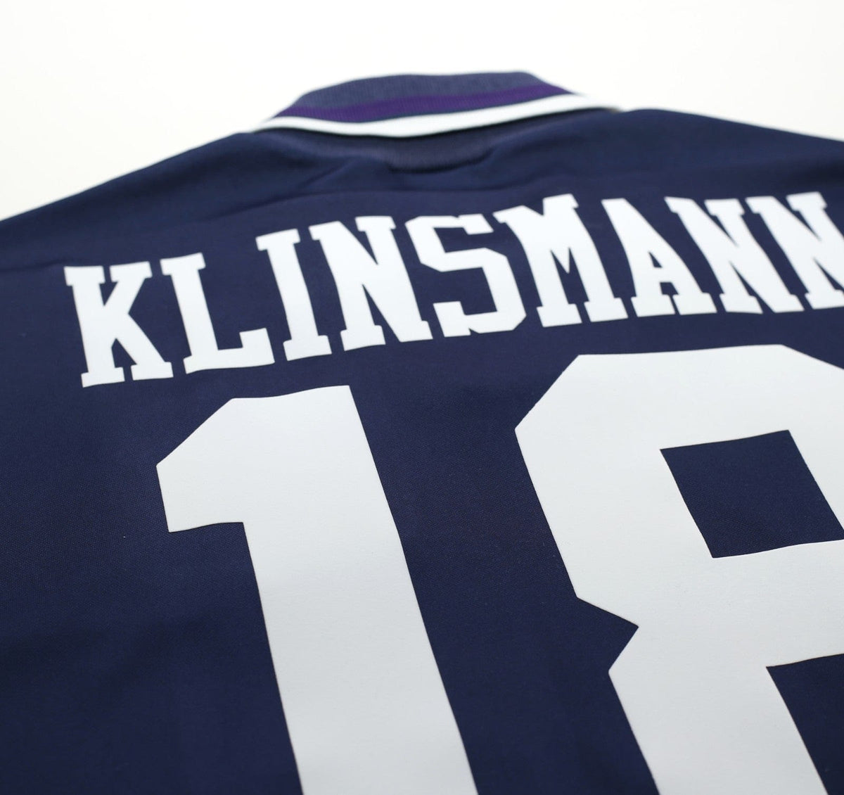 1994/95 KLINSMANN #18 Tottenham Hotspur Vintage Umbro Away Football Shirt (L)