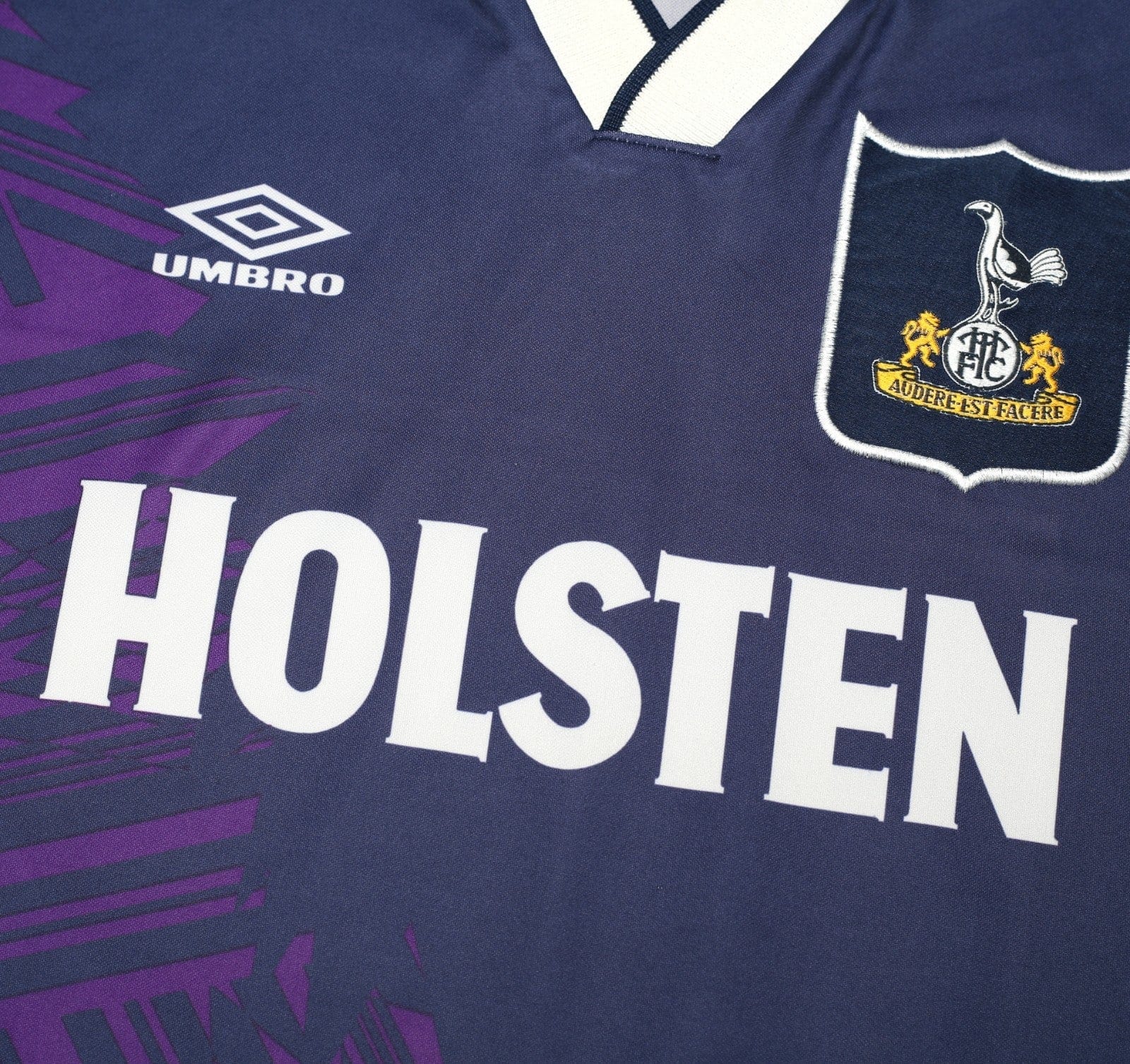 1994/95 KLINSMANN #18 Tottenham Hotspur Vintage Umbro Away Football Shirt (L)