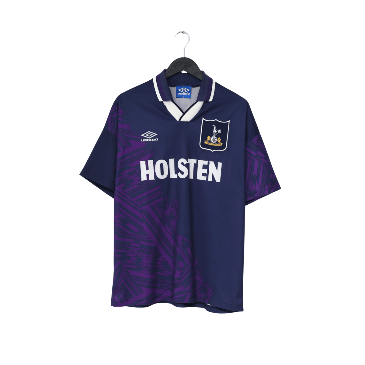 1994/95 KLINSMANN #18 Tottenham Hotspur Vintage Umbro Away Football Shirt (L)