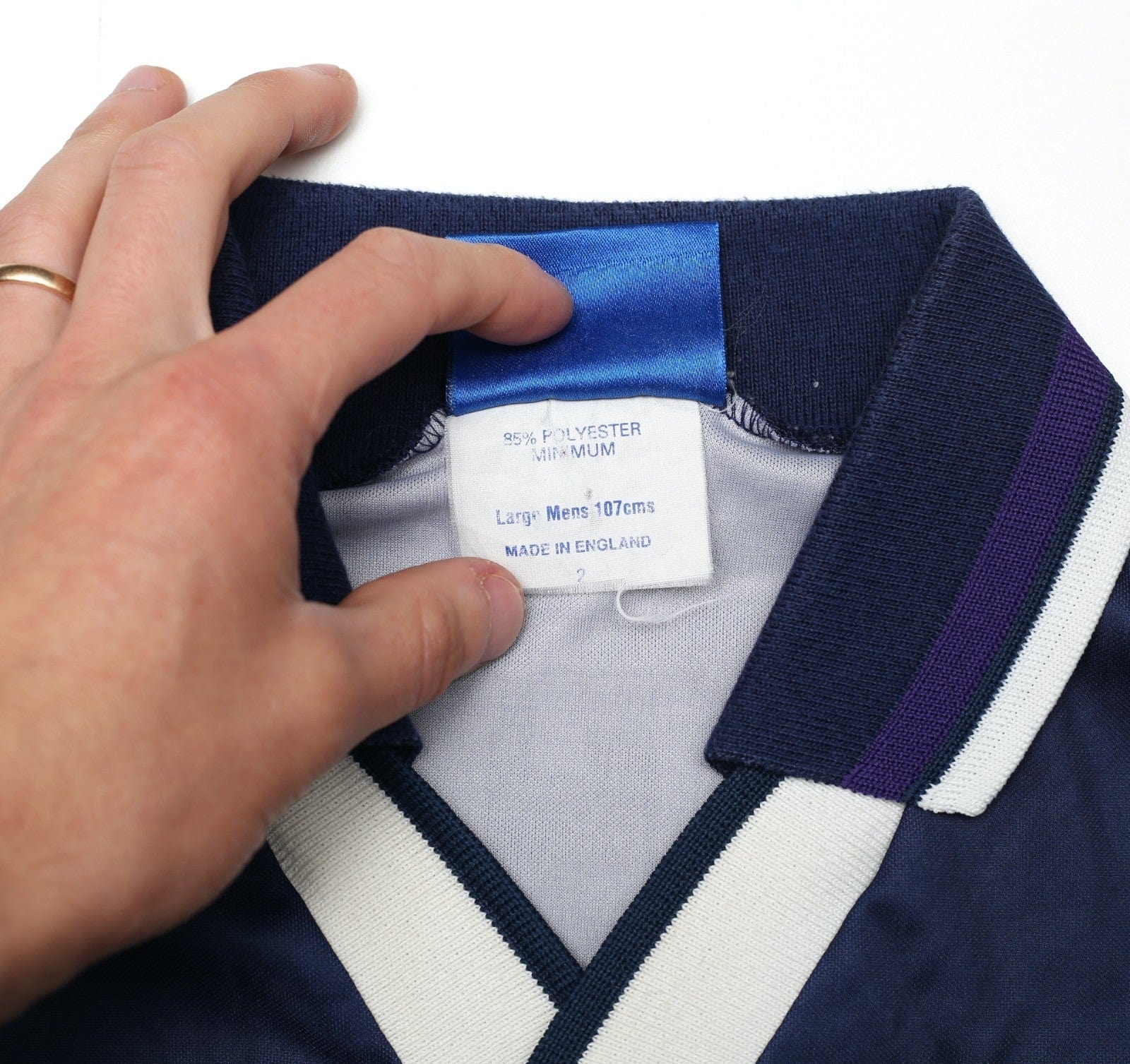 1994/95 KLINSMANN #18 Tottenham Hotspur Vintage Umbro Away Football Shirt (L)