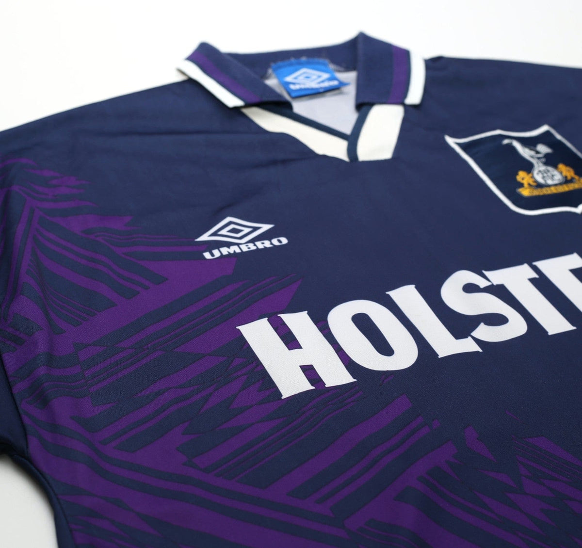 1994/95 KLINSMANN #18 Tottenham Hotspur Vintage Umbro Away Football Shirt (L)