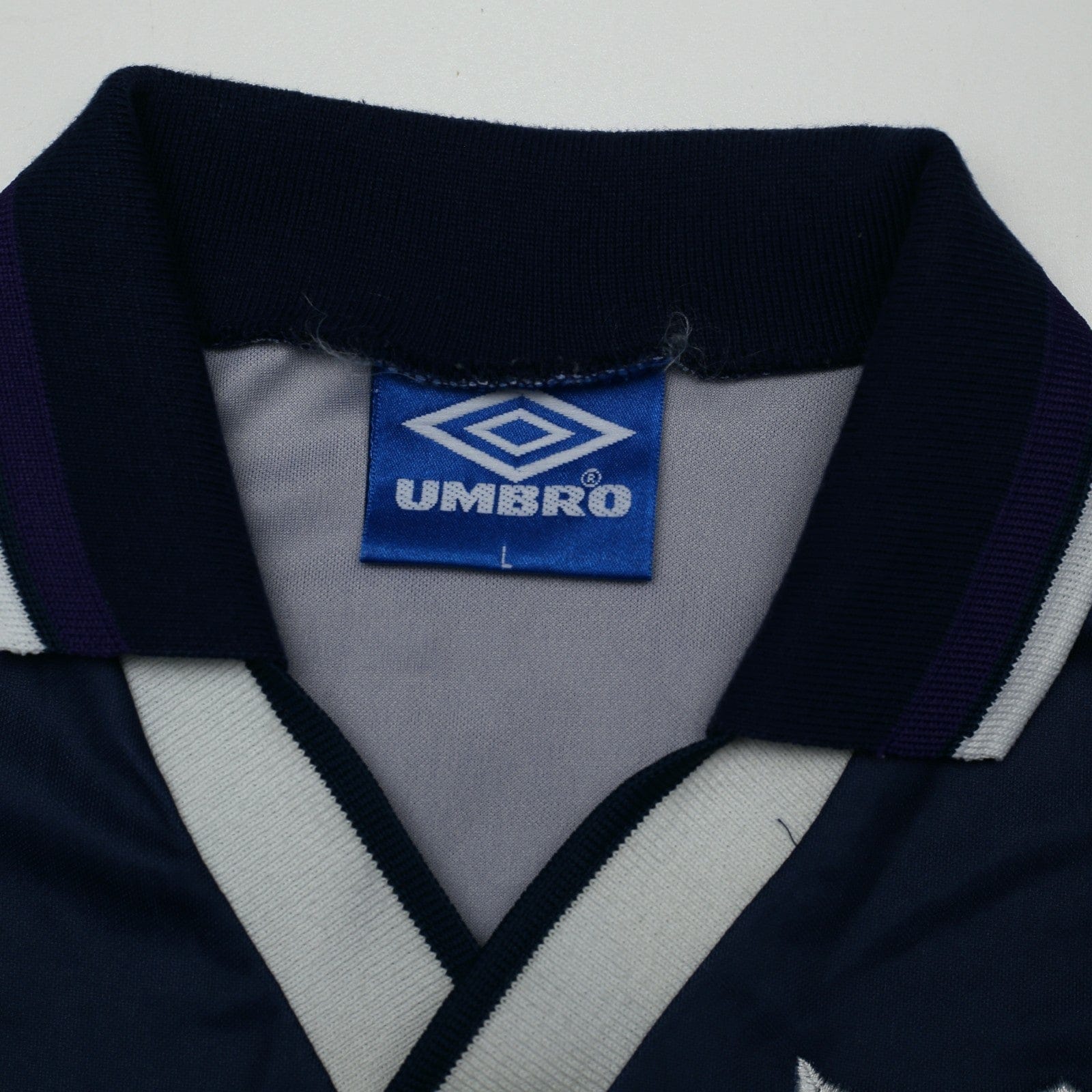1994/95 Klinsmann #18 Tottenham Hotspur Vintage Umbro Away Football Shirt (L)