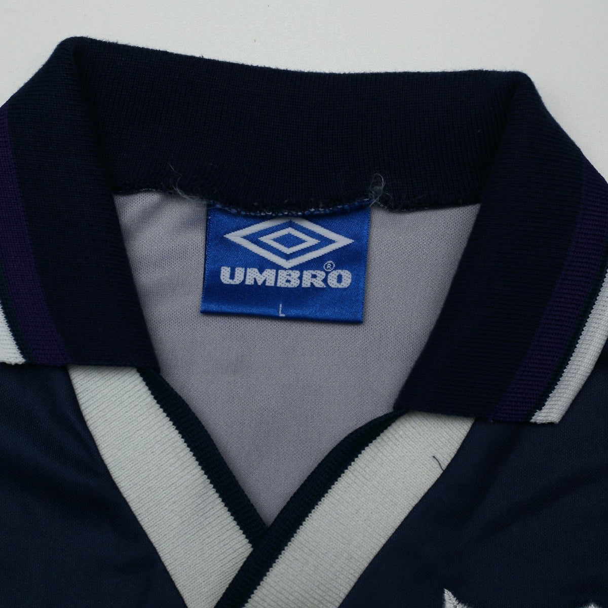 1994/95 Klinsmann #18 Tottenham Hotspur Vintage Umbro Away Football Shirt (L)