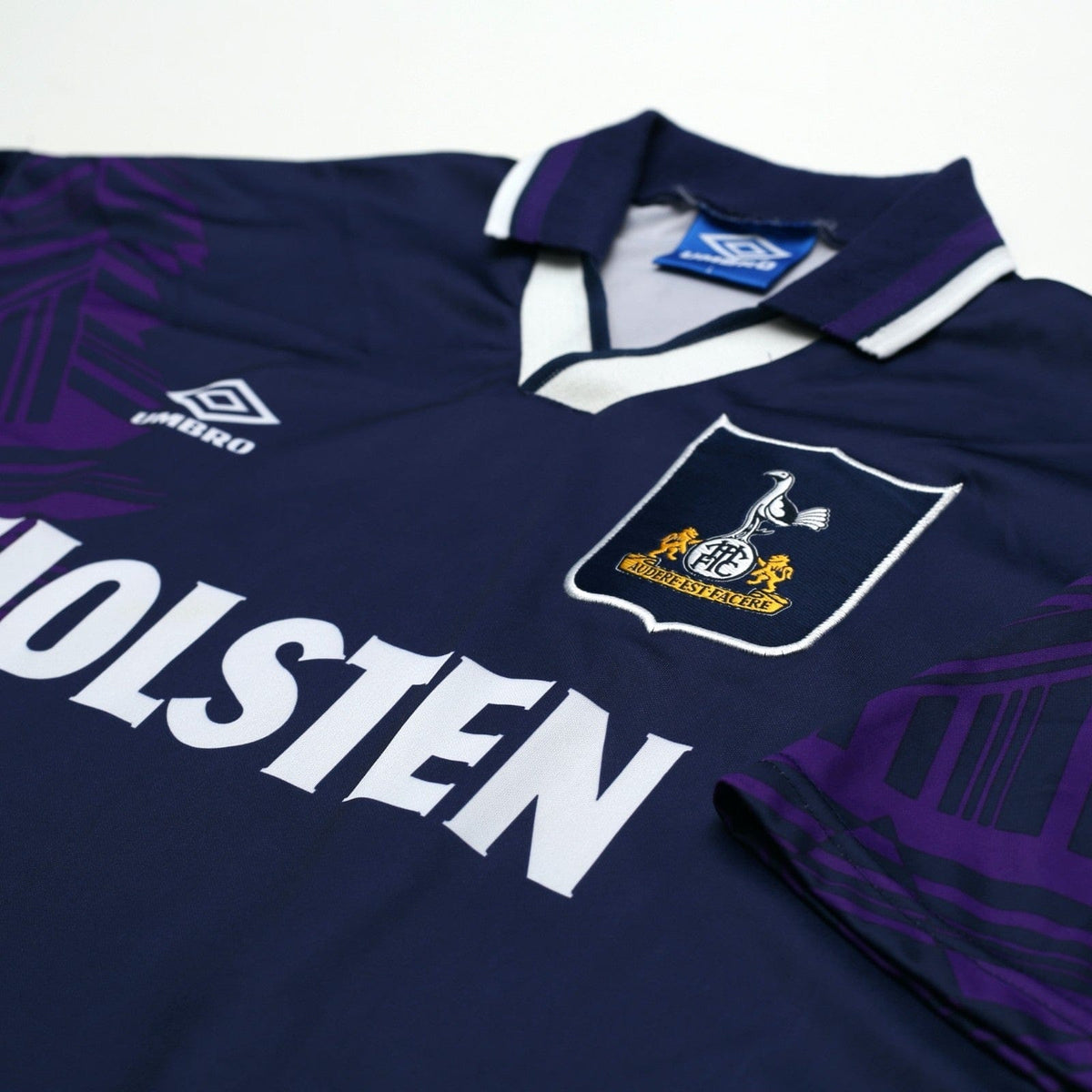 1994/95 Klinsmann #18 Tottenham Hotspur Vintage Umbro Away Football Shirt (L)