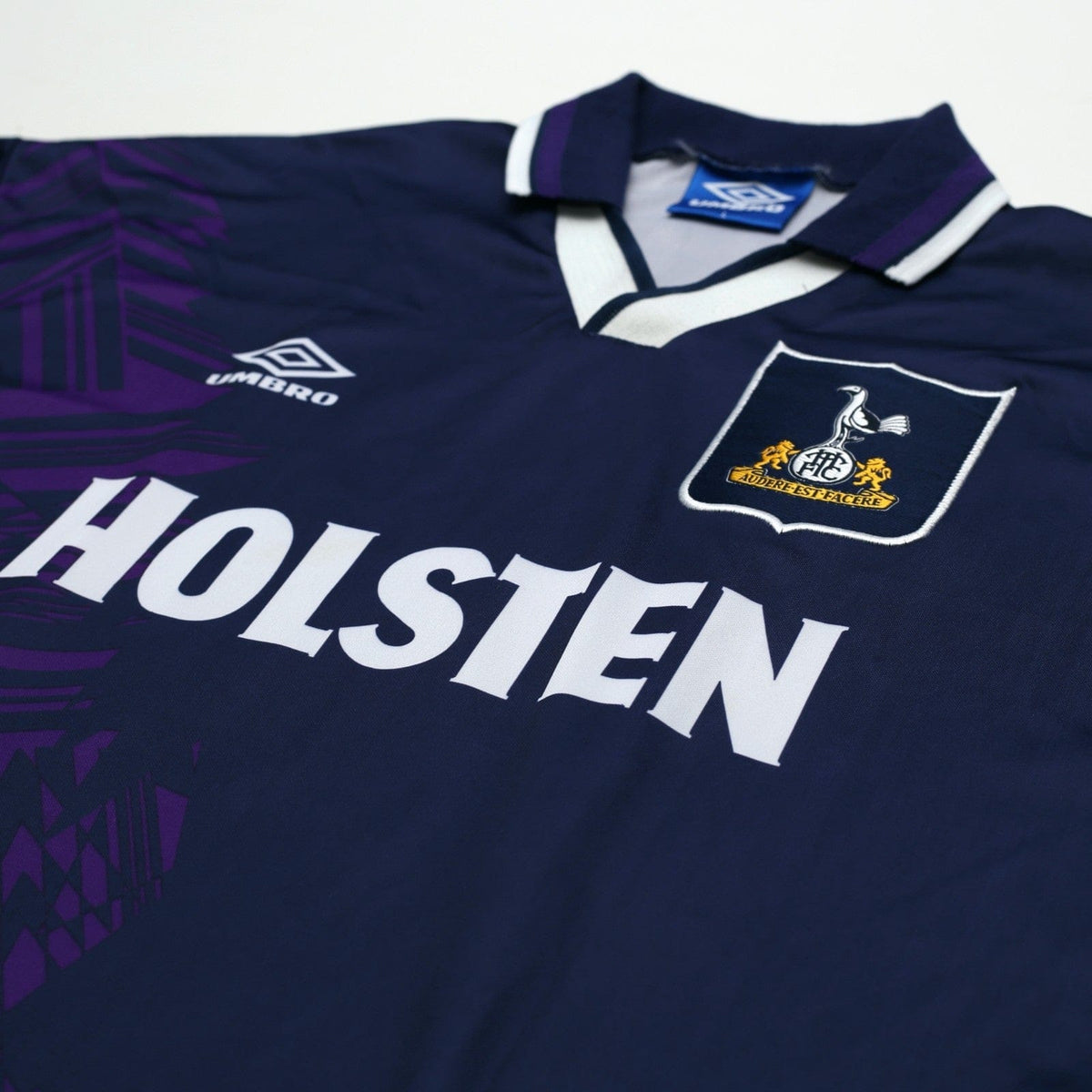 1994/95 Klinsmann #18 Tottenham Hotspur Vintage Umbro Away Football Shirt (L)
