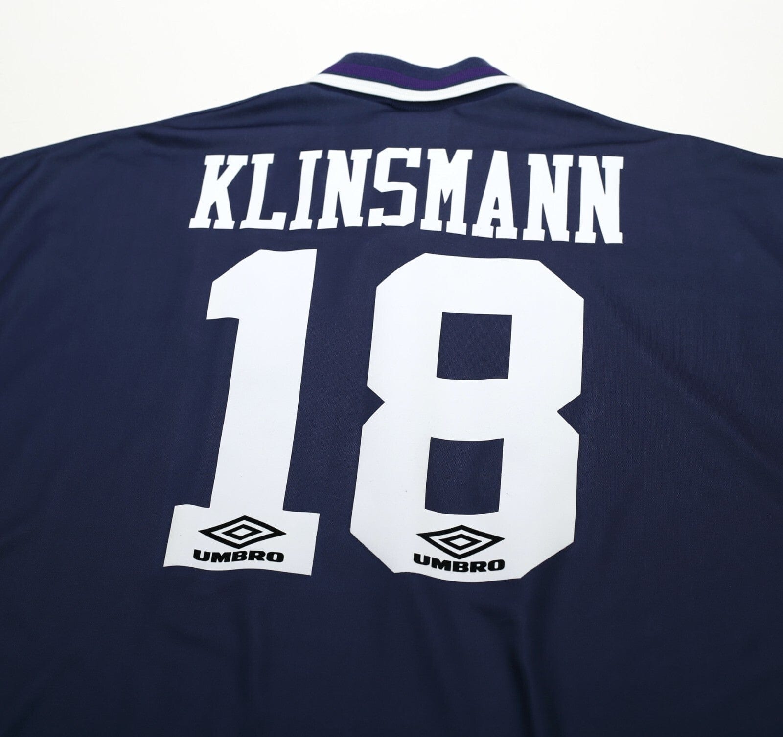 1994/95 KLINSMANN #18 Tottenham Hotspur Vintage Umbro Away