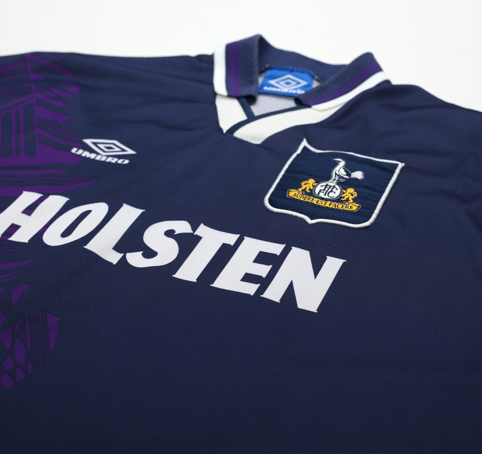 1994/95 KLINSMANN #18 Tottenham Hotspur Vintage Umbro Away Football Shirt (XL)