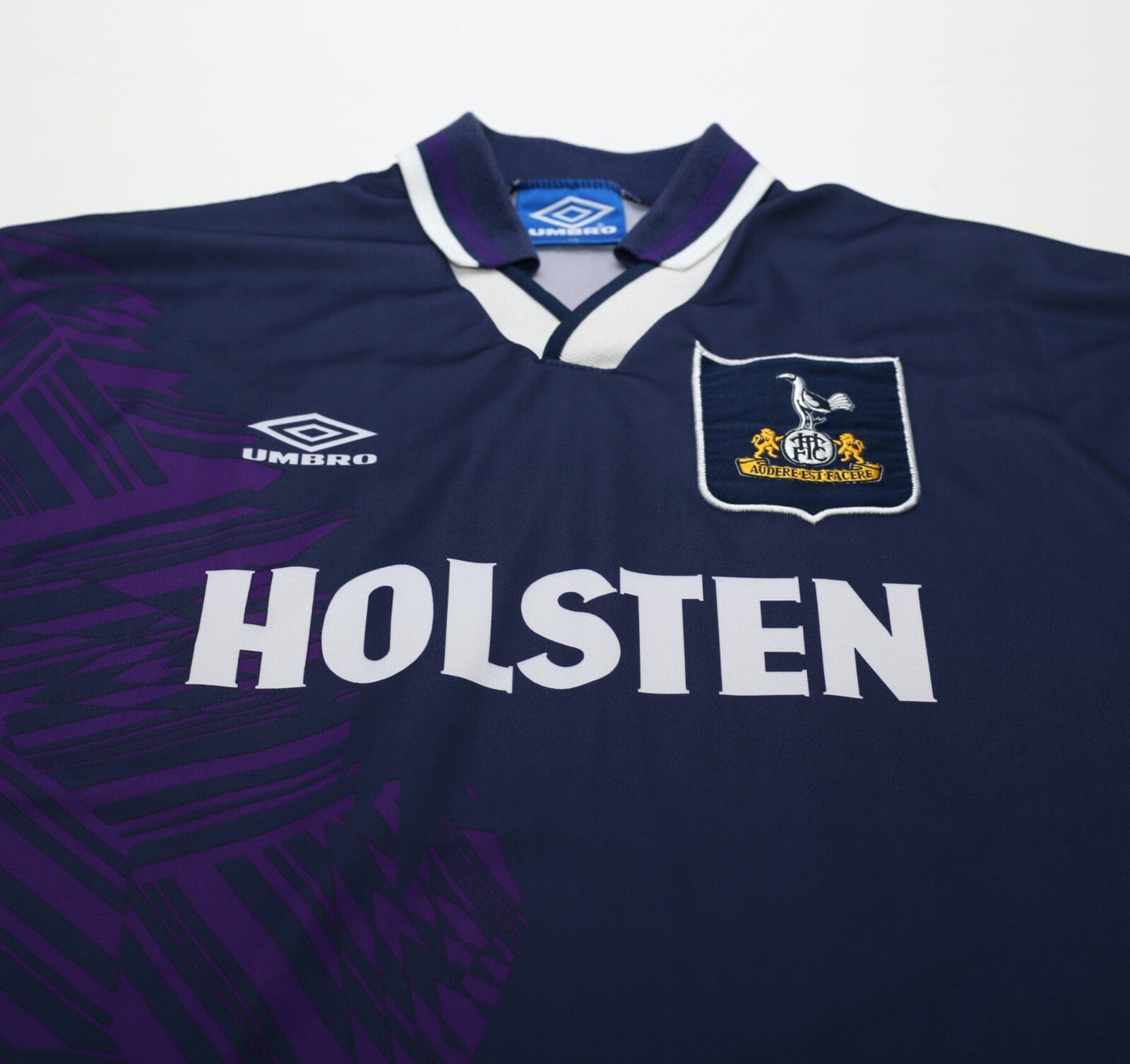 1994/95 KLINSMANN #18 Tottenham Hotspur Vintage Umbro Away Football Shirt (XL)