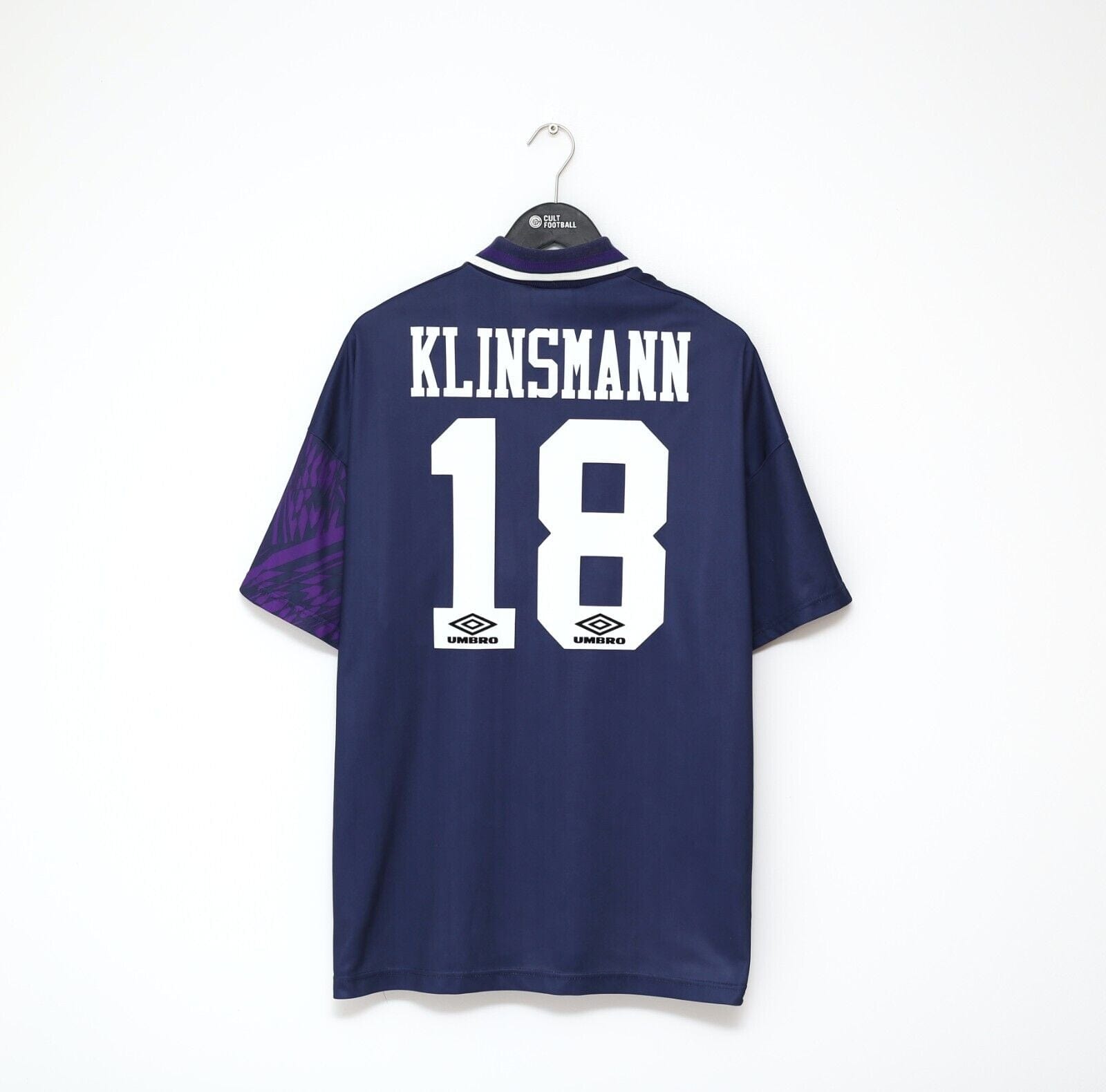 人気TOP 1994/95 KLINSMANN #18 (XL) Tottenham Hotspur Vintage Umbro ウェア