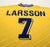 1994/95 LARSSON #7 Sweden Vintage adidas WC 94 Home Football Shirt (L)