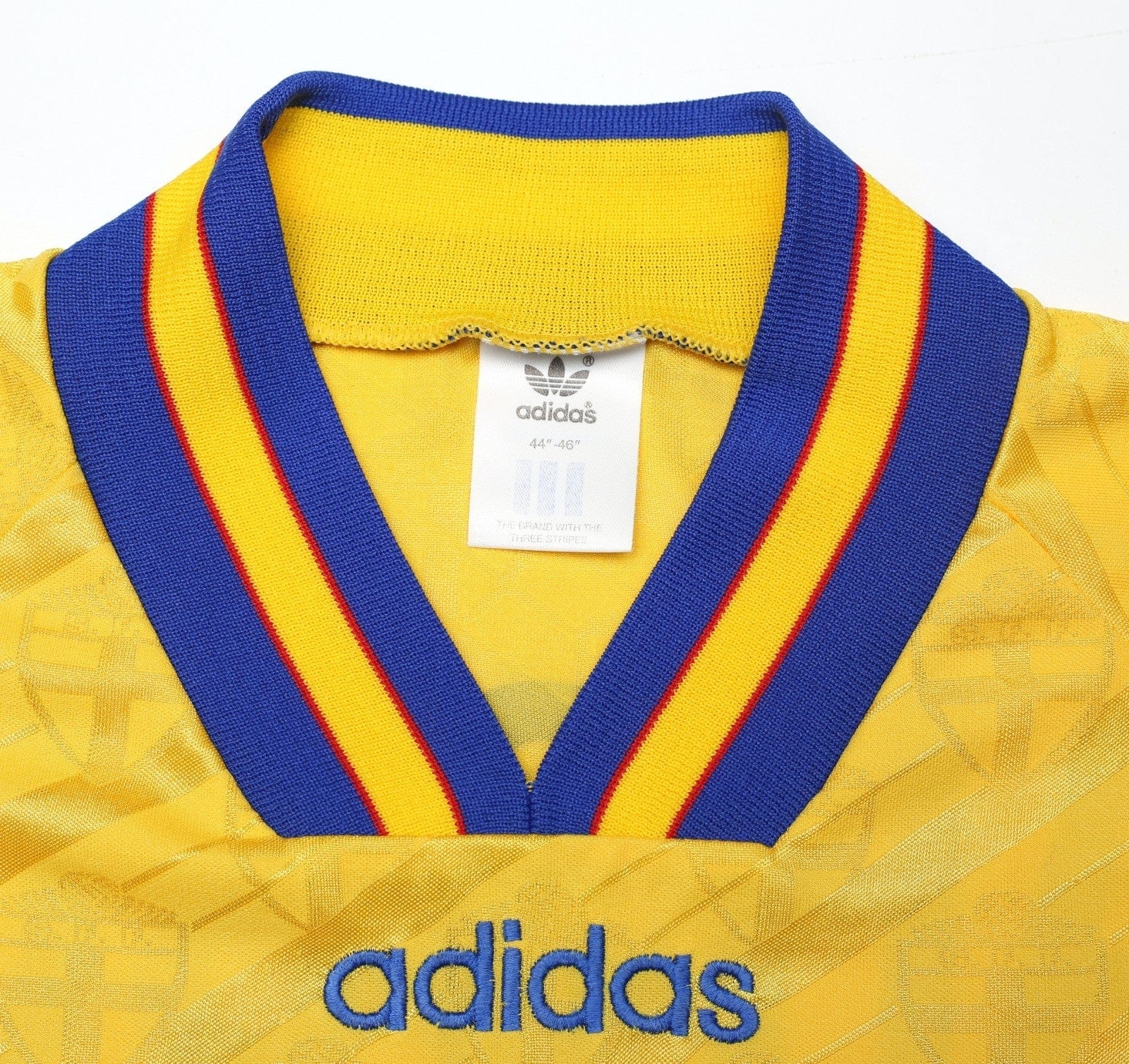 1994/95 LARSSON #7 Sweden Vintage adidas WC 94 Home Football Shirt (XL)