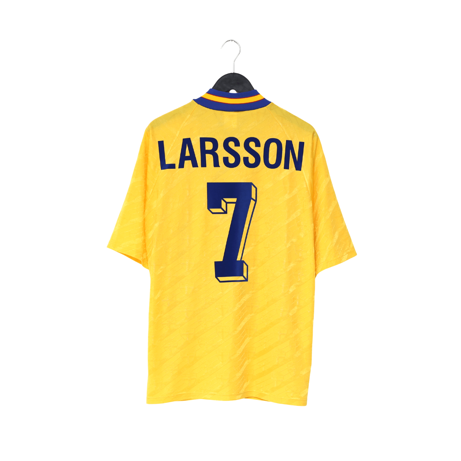 1994/95 LARSSON #7 Sweden Vintage adidas WC 94 Home Football Shirt (XL)