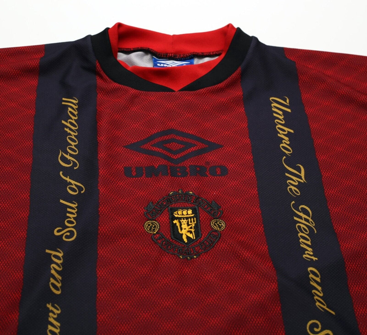 1994/95 MANCHESTER UNITED Vintage Umbro Training Shirt (L) Cantona Era