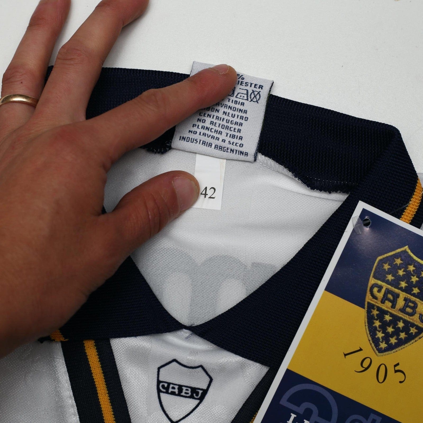 1994/95 Maradona #10 Boca Juniors Olan *Reissue* Away Football Shirt 42 (L) BNWT