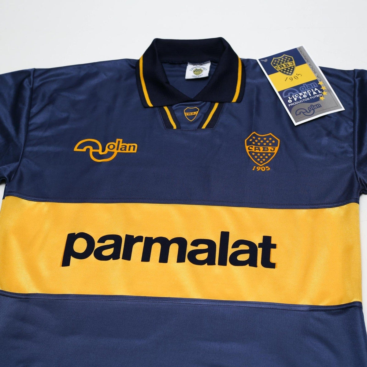 1994/95 Maradona #10 Boca Juniors Olan Reissue Home Football Shirt 42 (M/L) BNWT