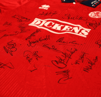 1994/95 MIDDLESBROUGH Vintage Errea Home Football Shirt Jersey (XL) SQUAD SIGNED