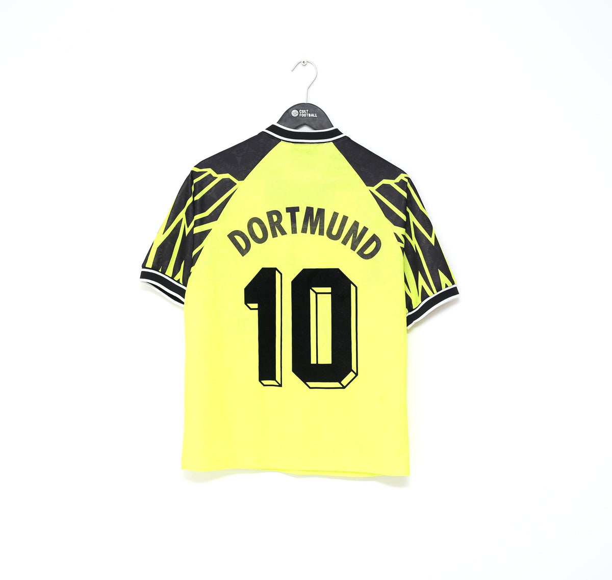 1994/95 MÖLLER #10 Borussia Dortmund Vintage Nike Home Football Shirt Jersey (S)