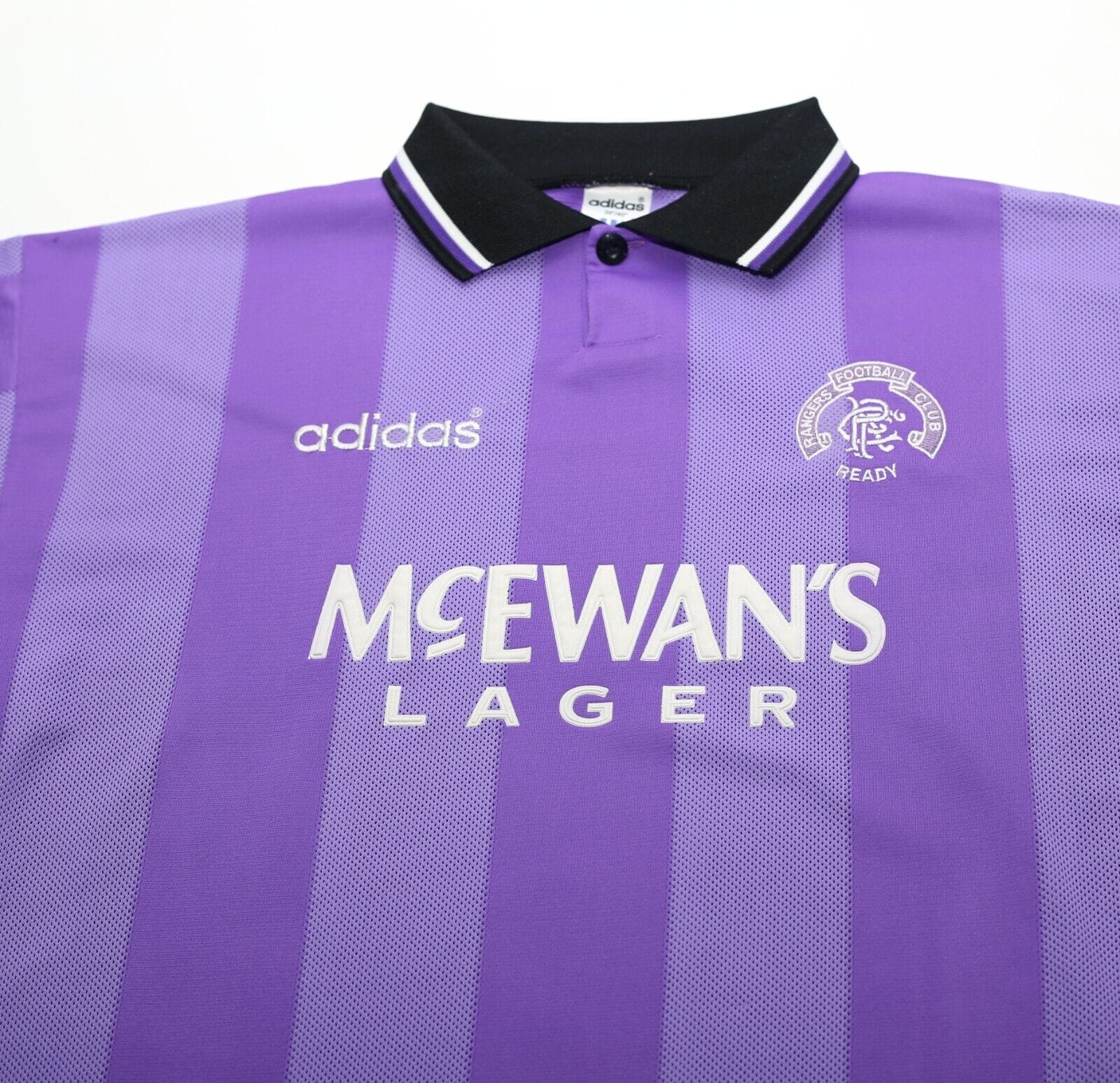 1994/95 RANGERS Vintage adidas European Football Shirt Jersey (M)