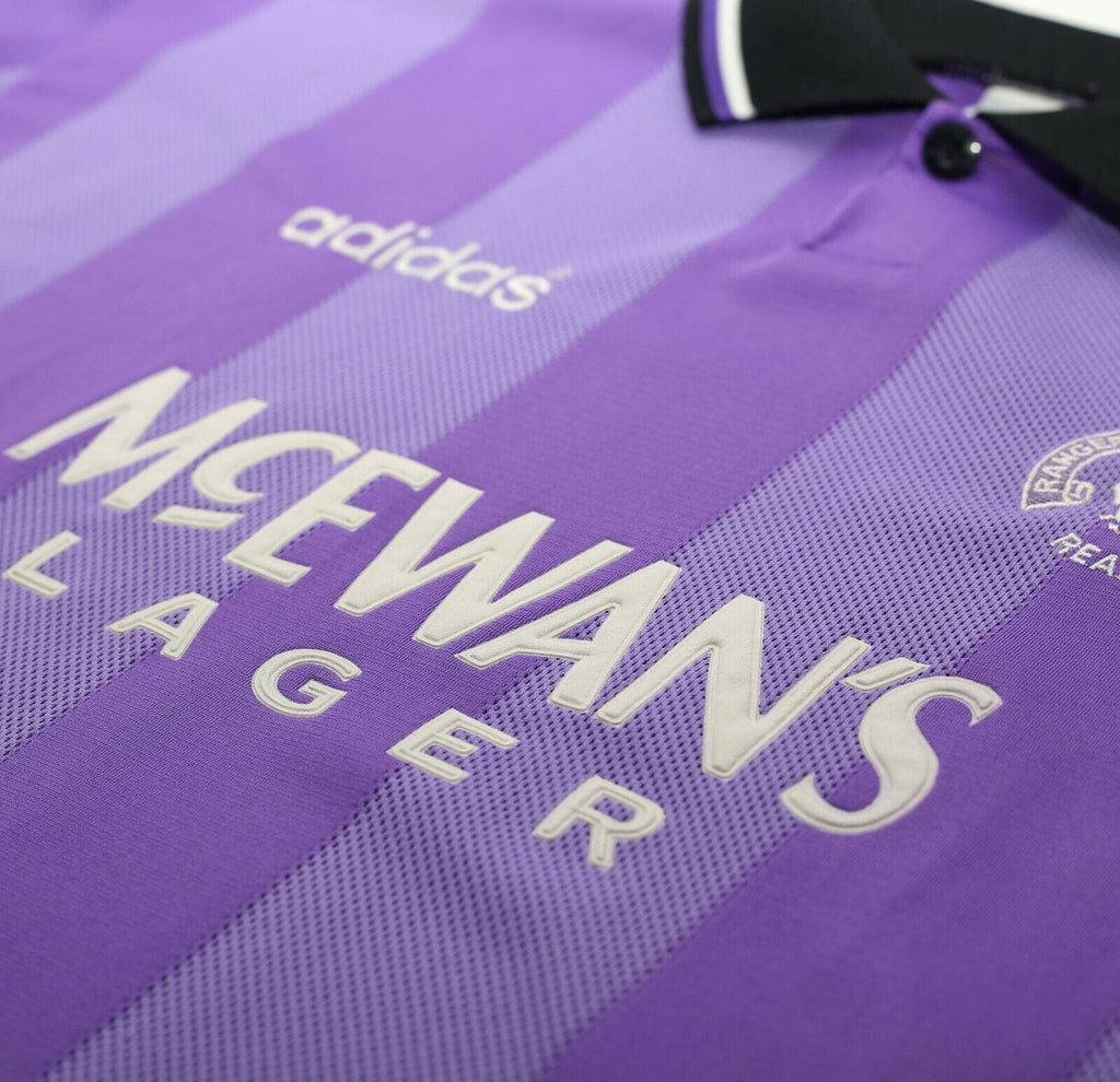 1994/95 RANGERS Vintage adidas European Football Shirt Jersey (M)