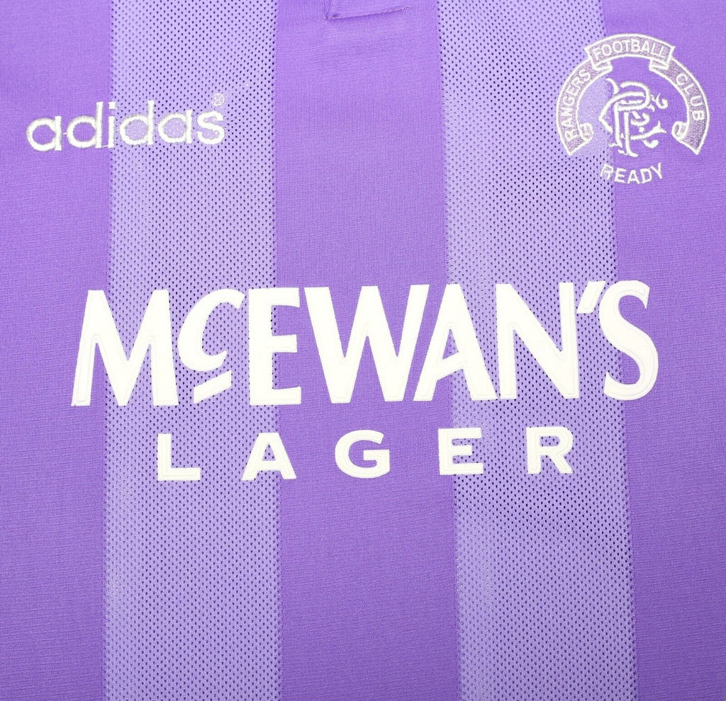 1994/95 RANGERS Vintage adidas European Football Shirt Jersey (M)