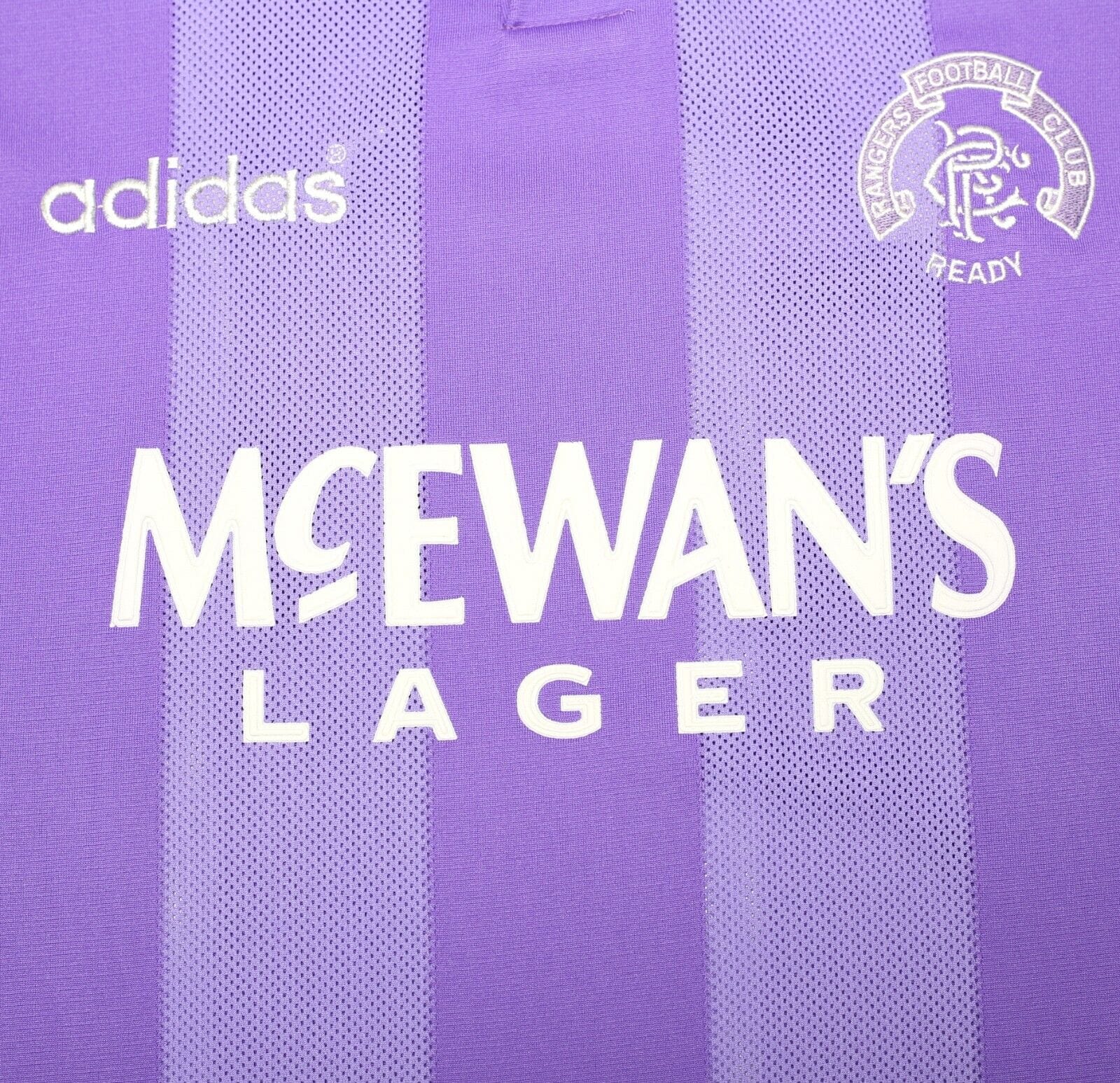 1994/95 RANGERS Vintage adidas European Football Shirt Jersey (M)