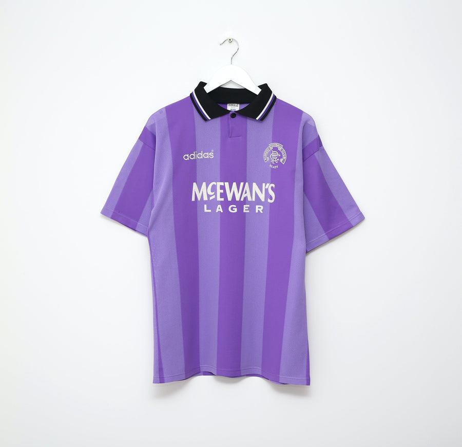 1994/95 RANGERS Vintage adidas European Football Shirt Jersey (M)