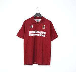 1994/95 RIZZITELLI #7 Torino Vintage Lotto Home Football Shirt Jersey (L)